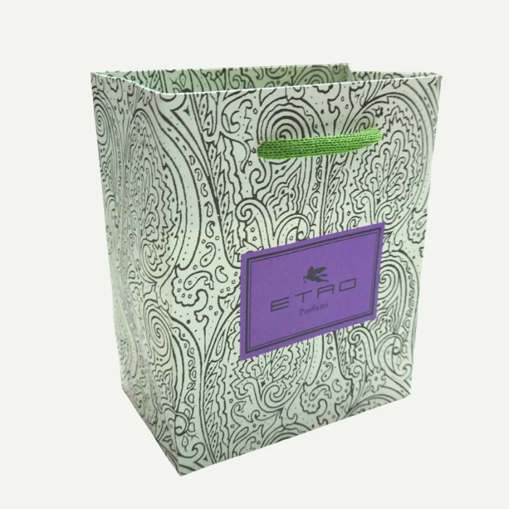 ETRO Profumi Small Paisley Print Paper Shopping Gift Bag